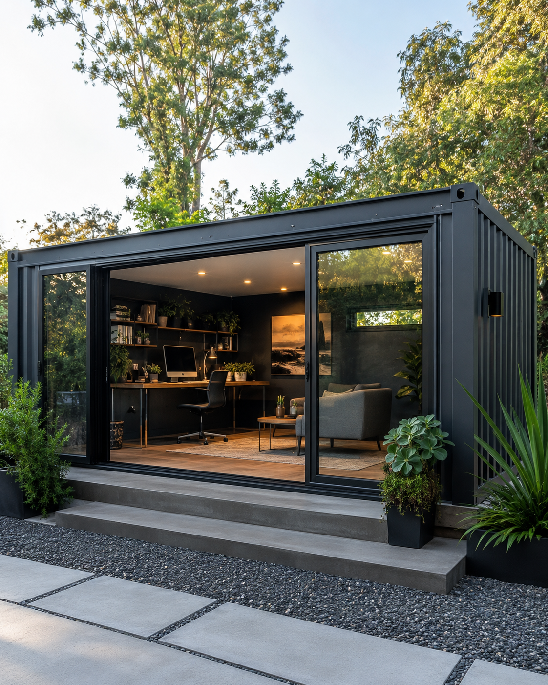 Container office and studio concept